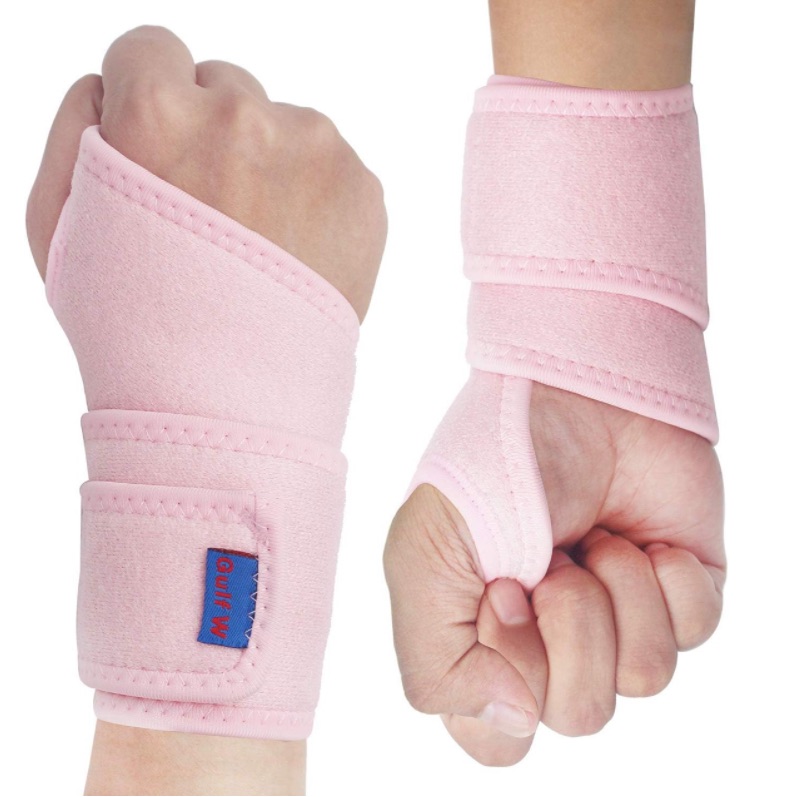 Pink Wrist Support Brace